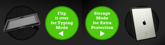 Flip it over for Typing Mode - Storage mode for extra protection!